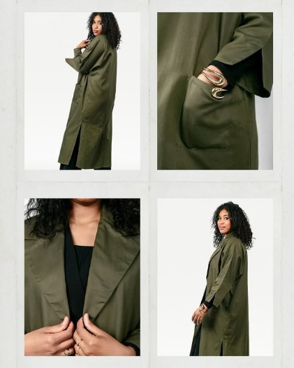 Miss Toura — coat construction details